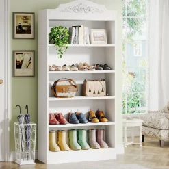 Tribesigns Shoe Racks & Cabinets|Shoe Racks & Cabinets*Freestanding Shoe Cabinet, 72.8