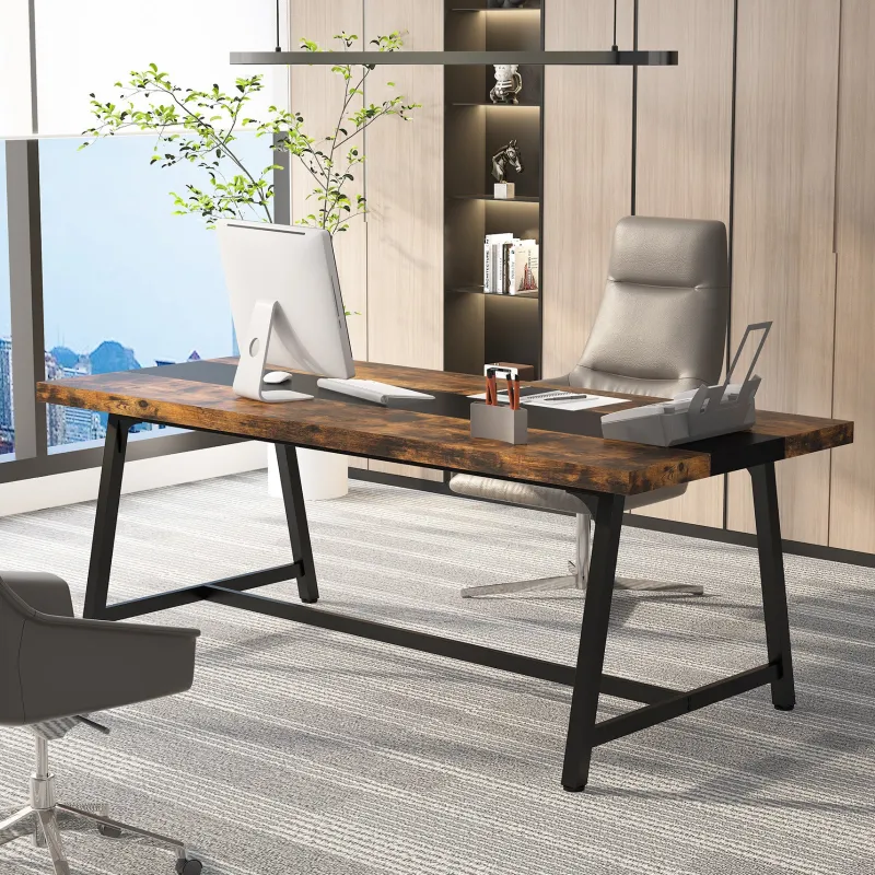 Tribesigns Desks*6FT Conference Table, 70.8” Executive Desk Office Computer Meeting Table