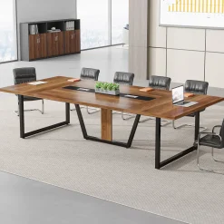 Tribesigns Desks*8FT Conference Table, 94.49