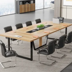Tribesigns Desks*8FT Conference Table, 94.49