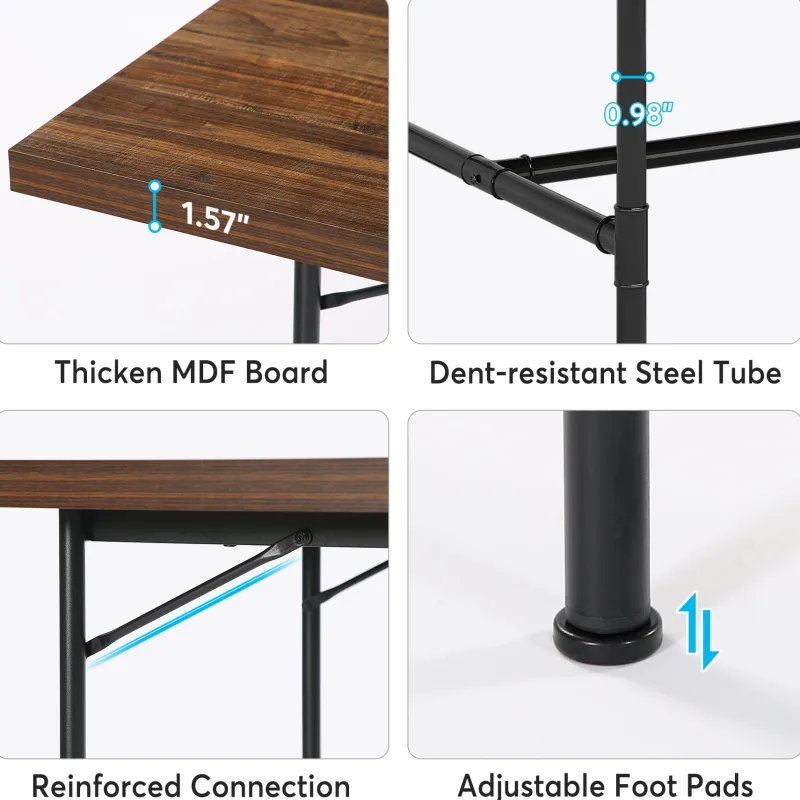 Tribesigns Desks*6FT Conference Table, 70.8" Rectangle Training Table Boardroom Desk