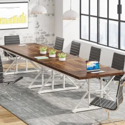 Tribesigns Desks*6FT Conference Table, Rectangle Meeting Room Table Executive Desk