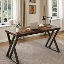 Tribesigns Desks*Heavy-Duty Computer Desk, 55" Simple Study Desk Writing Table
