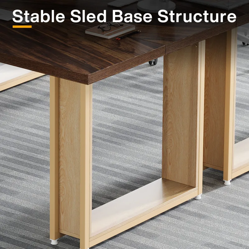 Tribesigns Desks*63-Inch Computer Desk, Rectangular Wood Executive Desk for Home Office