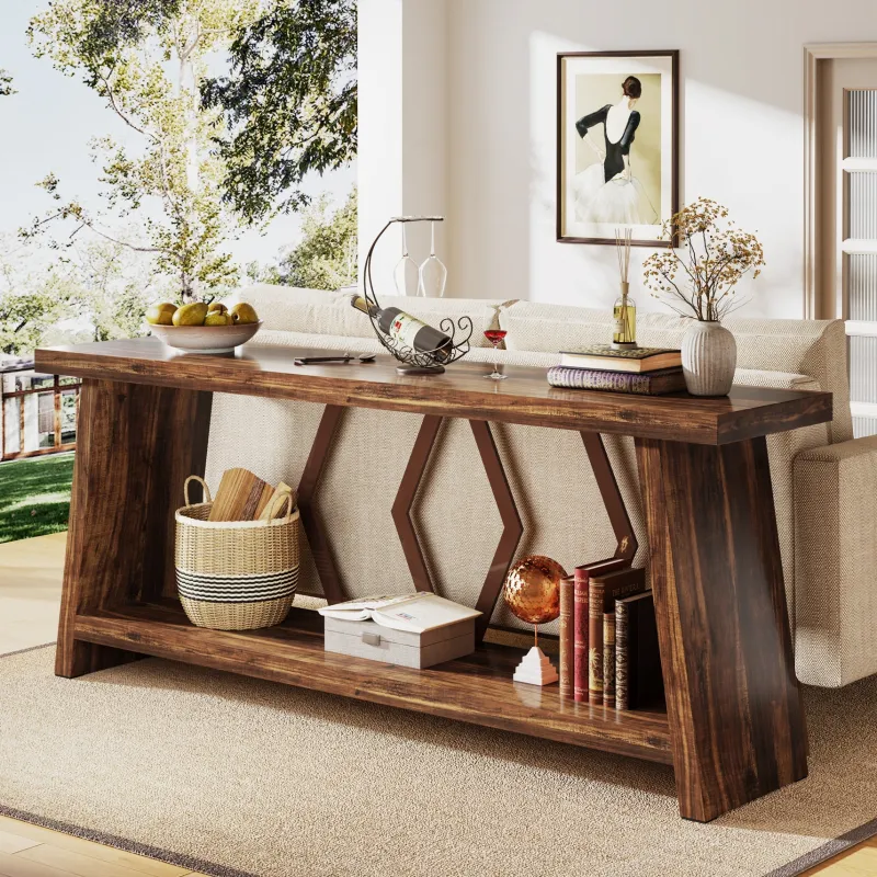 Tribesigns Console Tables|Console Tables*70.9-Inch Console Sofa Table with Storage for Entryway Living Room