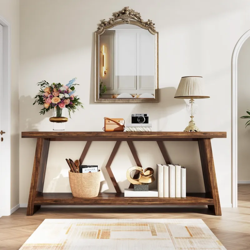 Tribesigns Console Tables|Console Tables*70.9-Inch Console Sofa Table with Storage for Entryway Living Room