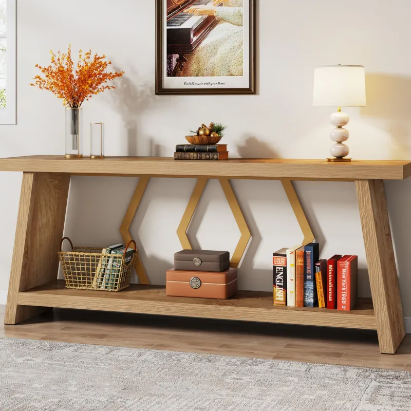 Tribesigns Console Tables|Console Tables*70.9-Inch Console Sofa Table with Storage for Entryway Living Room