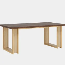 Tribesigns Dining Tables*63-Inch Dining Table for 4-6, Wood Kitchen Table for Dining Room