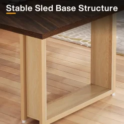 Tribesigns Dining Tables*63-Inch Dining Table for 4-6, Wood Kitchen Table for Dining Room