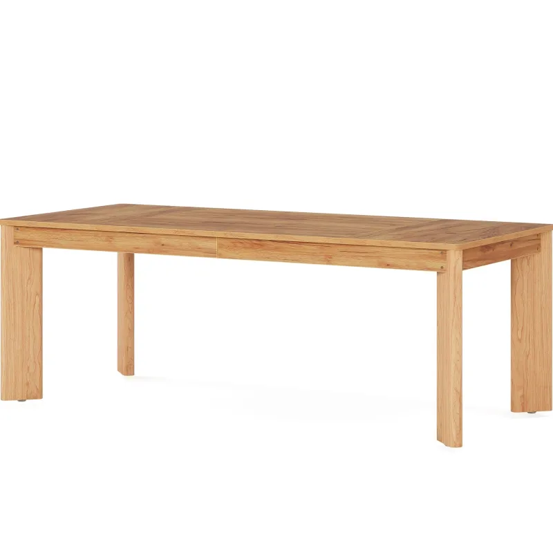 Tribesigns Dining Tables*63-inch Dining Table, Wooden Farmhouse Kitchen Table for 4-6