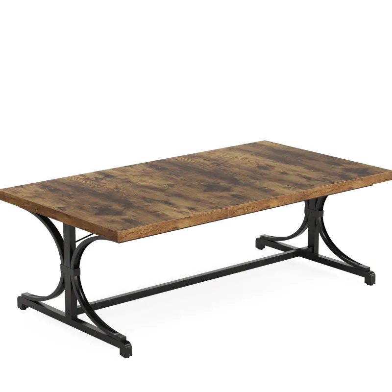 Tribesigns Desks*62.4-Inch Executive Desk, Rectangle Conference Table for 4-6 People