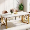 Tribesigns Dining Tables*70.9-Inch Wood Dining Table , Modern Rectangle Kitchen Table for 4-6 People