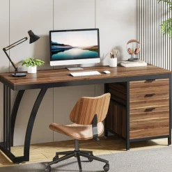 Tribesigns Desks*Industrial Computer Desk, 59