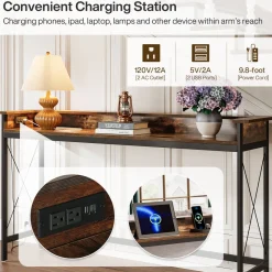 Tribesigns Console Tables|Console Tables*Industrial Console Table, 70.9