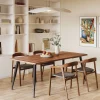 Tribesigns Dining Tables*Industrial Dining Table, 70.9" Kitchen Dinner Table for 6 to 8 People