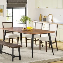 Tribesigns Dining Tables*Industrial Dining Table, 70.9