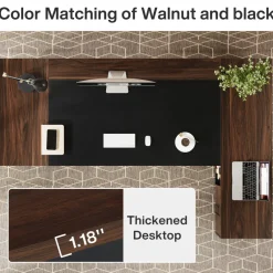 Tribesigns Desks*L - Shaped Executive Desk, 78