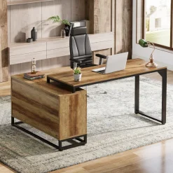 Tribesigns Desks*L - Shaped Executive Desk, 53
