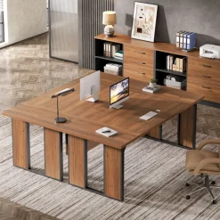 Tribesigns Desks*L - Shaped Executive Desk, 63