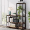 Tribesigns Etagere|Etagere*Ladder Bookshelf, 5-Tier Etagere Bookcase Display Rack for Home Office