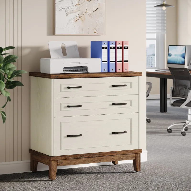 Tribesigns File Cabinets|File Cabinets*Lateral File Cabinet, 3 - drawer Filing Cabinet For A4/letter/legal Size