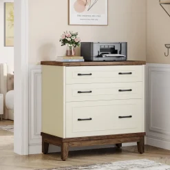 Tribesigns File Cabinets|File Cabinets*Lateral File Cabinet, 3 - drawer Filing Cabinet For A4/letter/legal Size