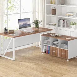 Tribesigns Desks*L-Shaped Desk, 55