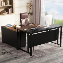 Tribesigns Desks*L-Shaped Desk, 55