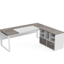 Tribesigns Desks*L-Shaped Executive Desk, 63