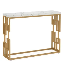 Tribesigns Console Tables|Console Tables*Modern Console Table, 42.5" Sofa Foyer Table with Faux Marble Tabletop