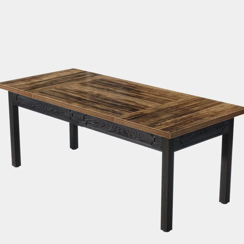 Tribesigns Dining Tables*Modern Dining Table, 63" Kitchen Table For 4 - 6 People