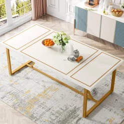 Tribesigns Dining Tables*Modern Dining Table, 70.9