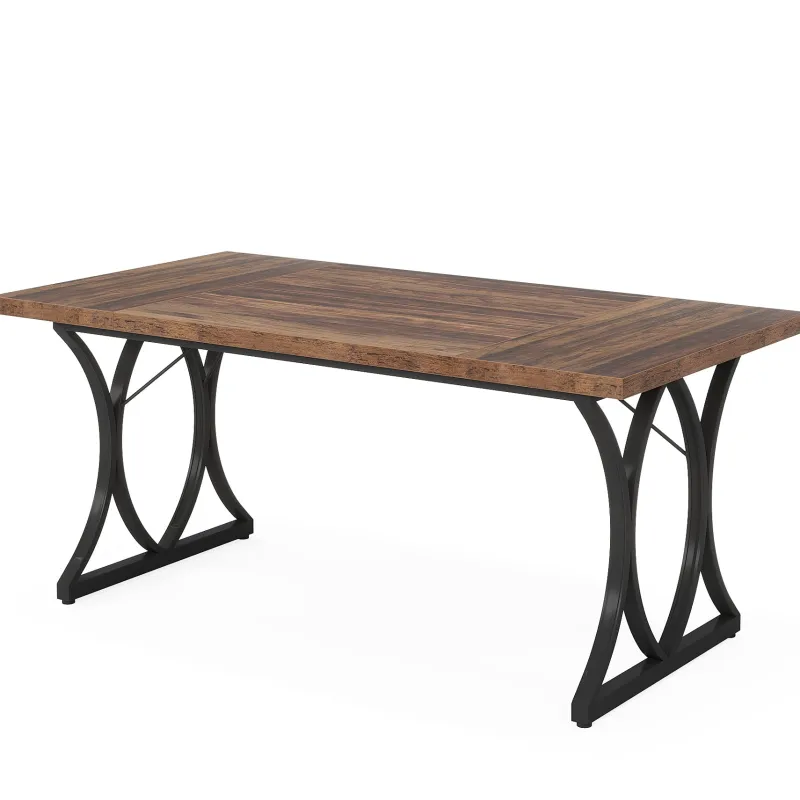 Tribesigns Dining Tables*Modern Dining Table, Rectangle Kitchen Table Dinner Table for 6 People