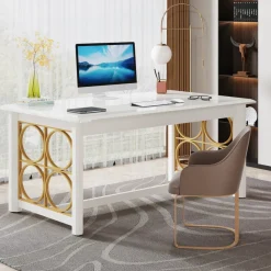 Tribesigns Desks*Modern Executive Desk, 63