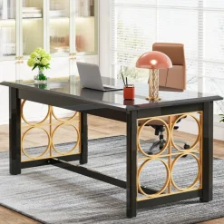 Tribesigns Desks*Modern Executive Desk, 63