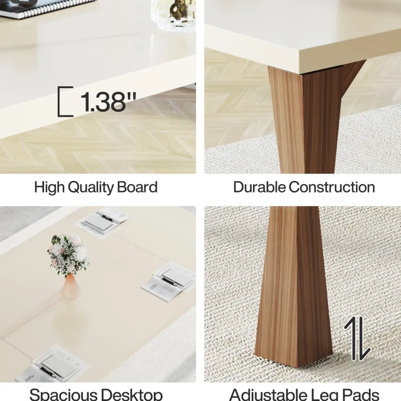Tribesigns Desks*Modern Executive Desk, 71" Computer Desk Conference Table