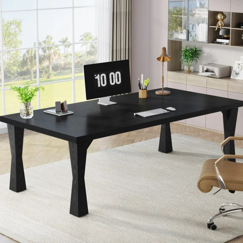 Tribesigns Desks*Modern Executive Desk, 71" Computer Desk Conference Table