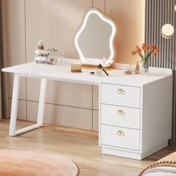 Tribesigns Makeup Vanities*Modern Makeup Vanity Desk, 55