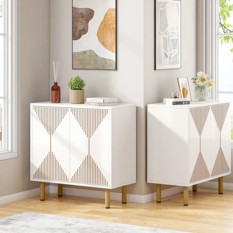 Tribesigns Sideboards & Buffets|Sideboards & Buffets*Modern Sideboard Buffet, 58" Wood Storage Cabinet with Doors