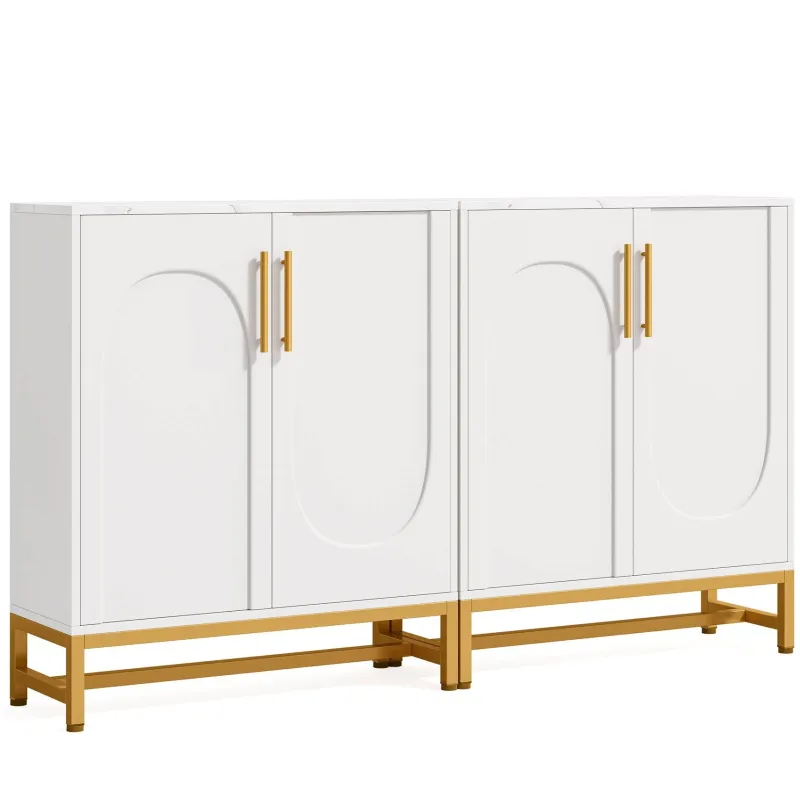 Tribesigns Sideboards & Buffets|Sideboards & Buffets*Modern Sideboard Buffet Storage Cabinet with Faux Marble Top