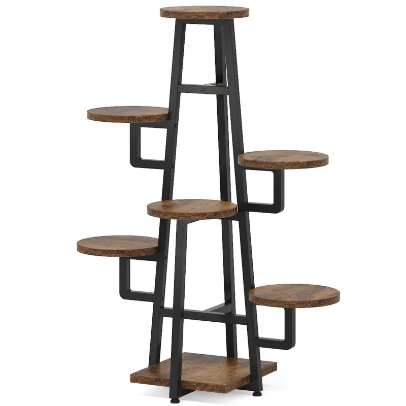 Tribesigns Plant Stands|Plant Stands*Plant Stand, 7 Tier Plant Pots Holder Rack Flower Stand Shelf
