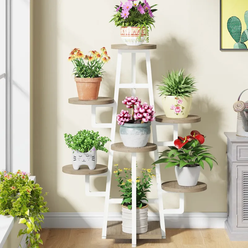 Tribesigns Plant Stands|Plant Stands*Plant Stand, 7 Tier Plant Pots Holder Rack Flower Stand Shelf
