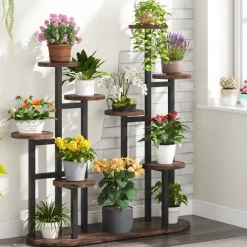 Tribesigns Plant Stands|Plant Stands*Plant Stand, Multi-Tiered 11 Potted Plant Shelf Flower Stands
