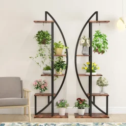 Tribesigns Plant Stands|Plant Stands*Plant Stand, 5-Tier Bonsai Flower Rack Display Shelf Pack of 2