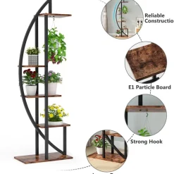Tribesigns Plant Stands|Plant Stands*Plant Stand, 5-Tier Bonsai Flower Rack Display Shelf Pack of 2