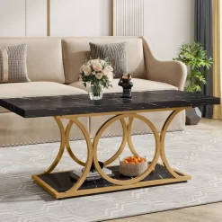 Tribesigns Coffee Tables*Rectangle Coffee Table, 47.24