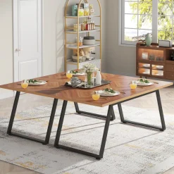 Tribesigns Dining Tables*Rectangle Dining Table, 63