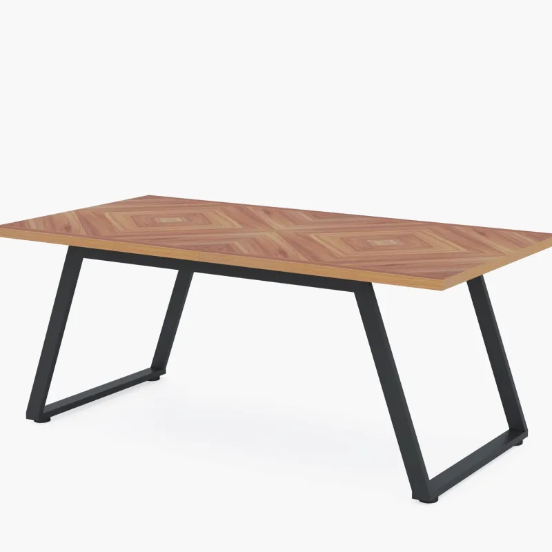 Tribesigns Dining Tables*Rectangle Dining Table, 63" Farmhouse Kitchen Dinner Table for 6