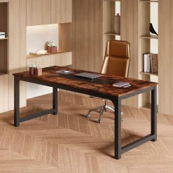Tribesigns Desks*Rectangular Conference Table, 6FT Meeting Seminar Table Computer Desk
