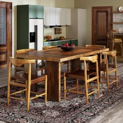 Tribesigns Dining Tables*Rectangular Dining Table, 71" Farmhouse Breakfast Table for 6 to 8 People